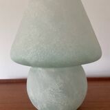Murano scavo glass mushroom lamp