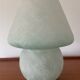 Lampe champignon en verre scavo de Murano