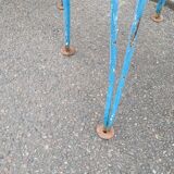 Old wrought iron garden furniture