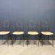 Mid-century Italian brass dining chairs, 1950s