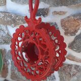 Enamelled cast iron flat heater