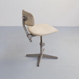 50s metal writing desk with chair for Lips