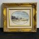 Watercolor painting by Henry Saint-Clair, seascape