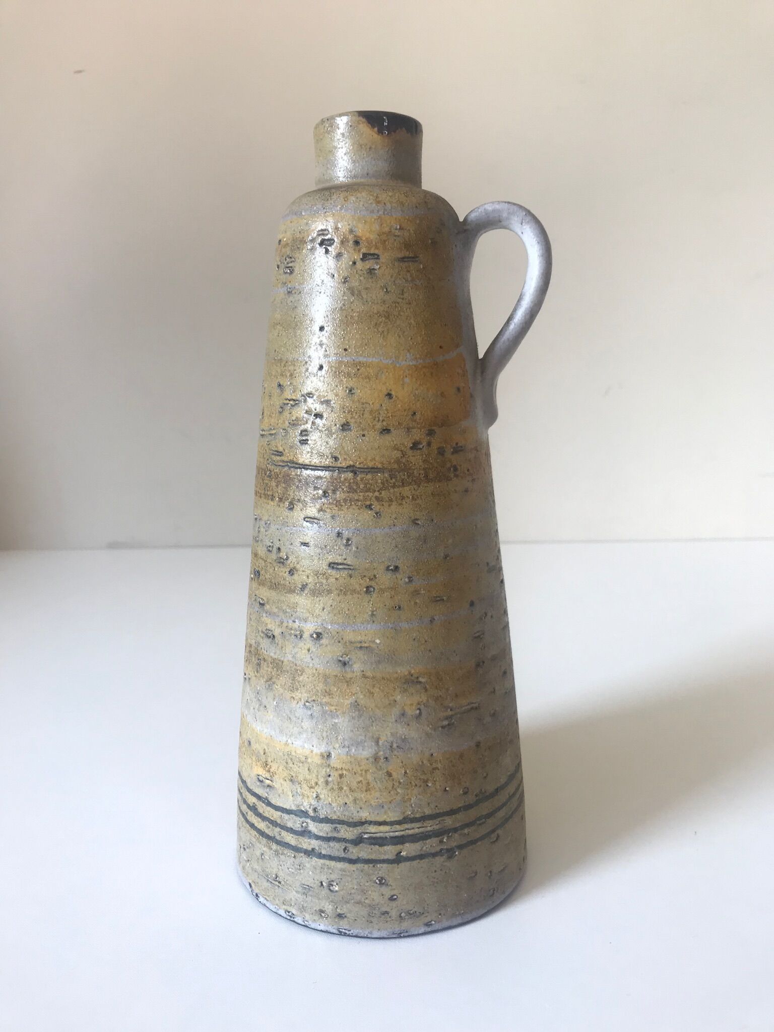 Scandinavian ceramic vase 1960 Norway