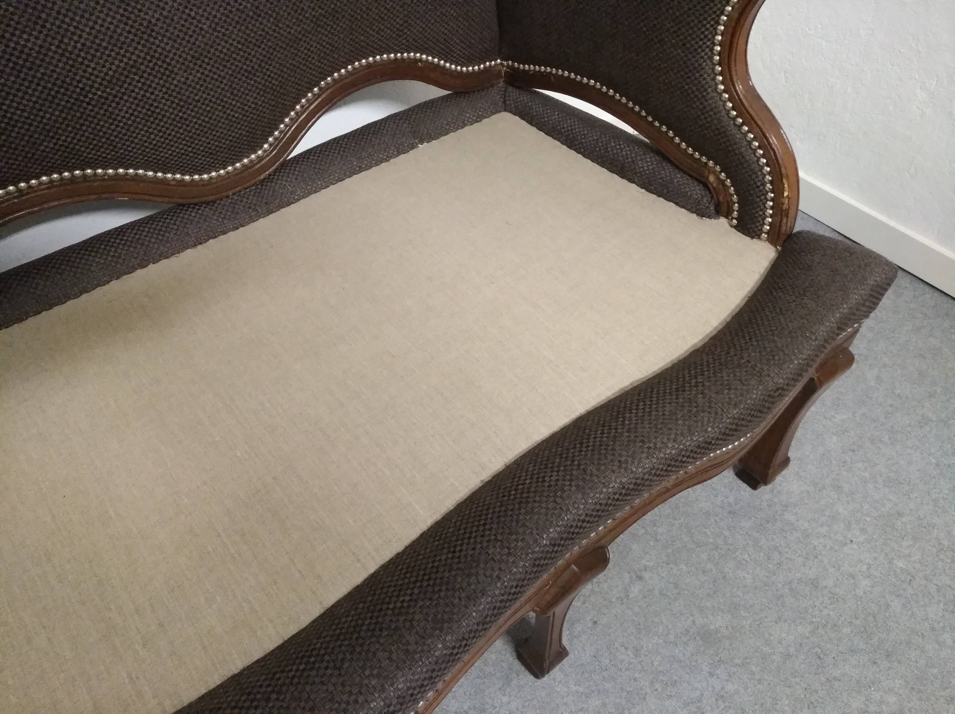 Regency period oak sofa from the early 18th century
