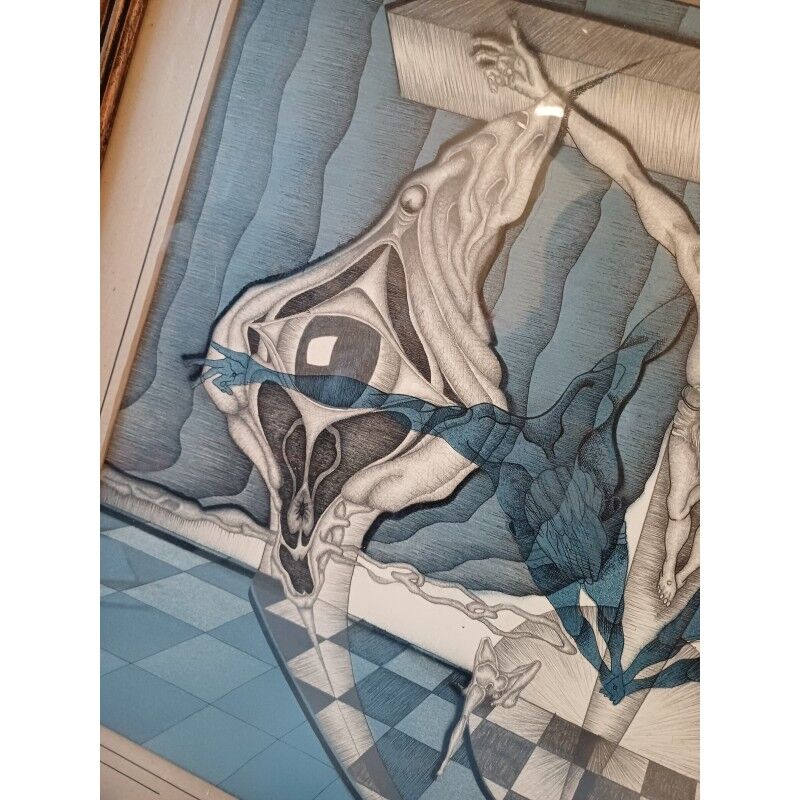 Lithograph by J.M. Sostras