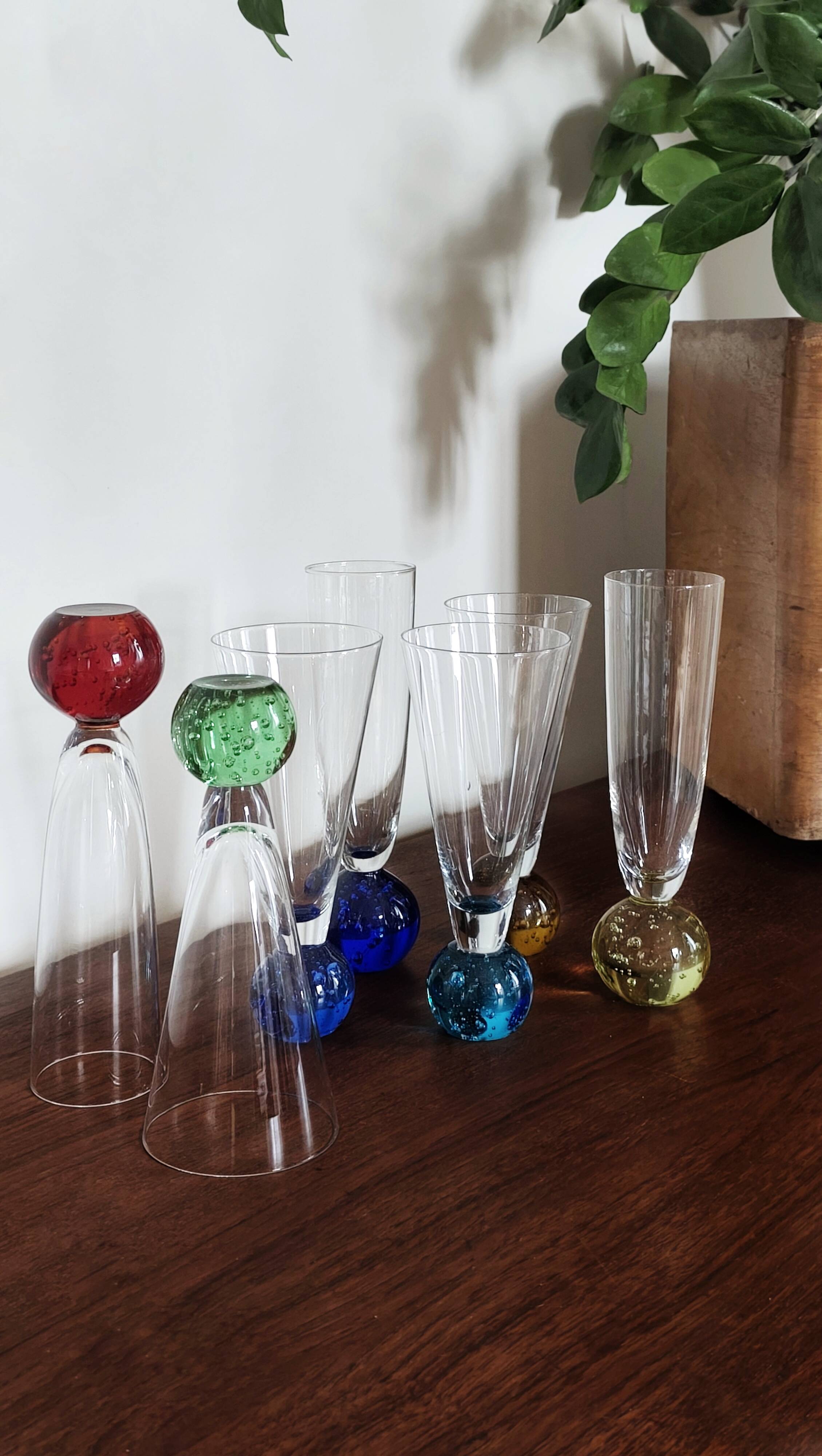 Set de verres à cocktail et champagne scandinaves Kosta Boda