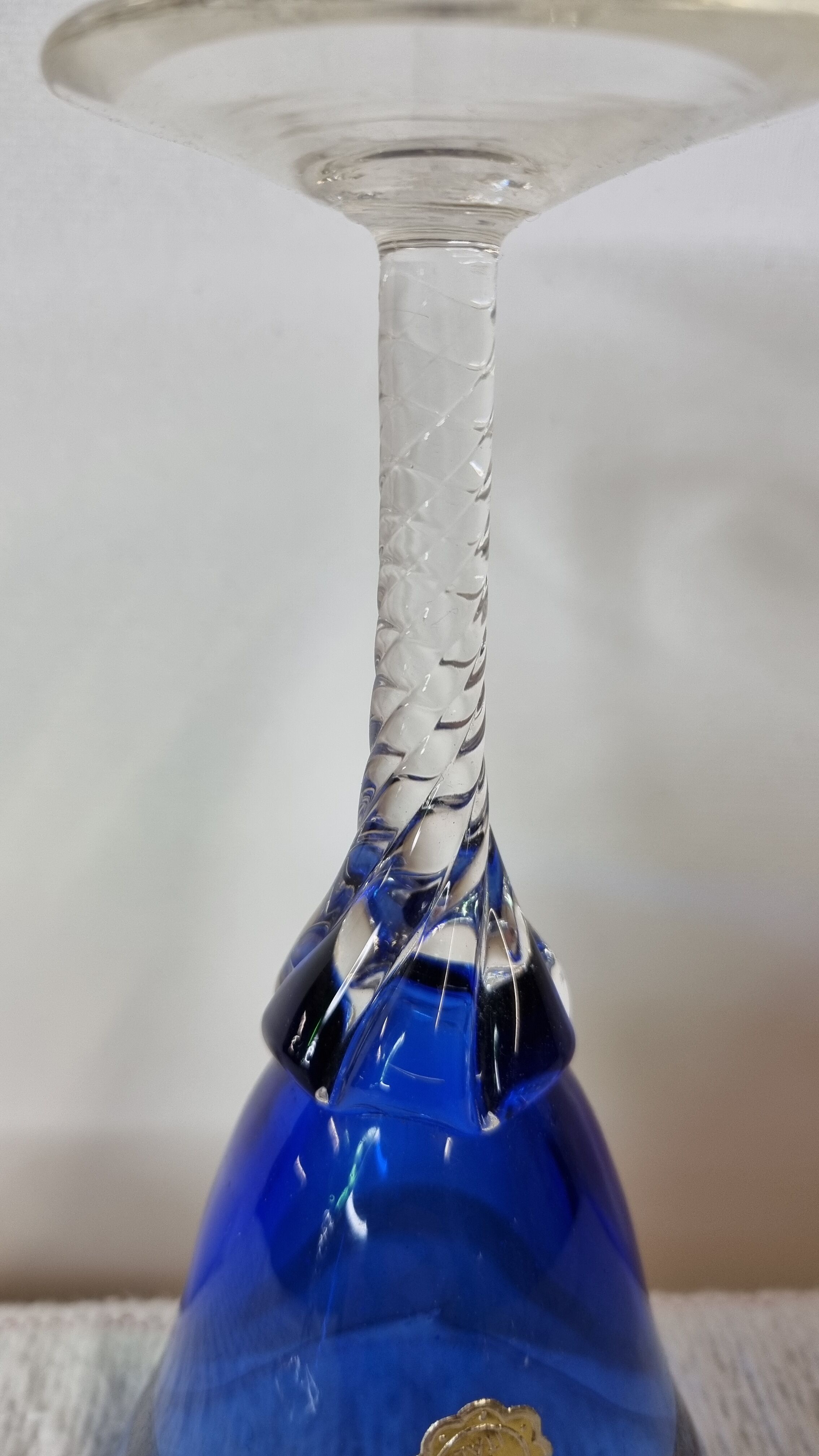 6 Murano wine glasses