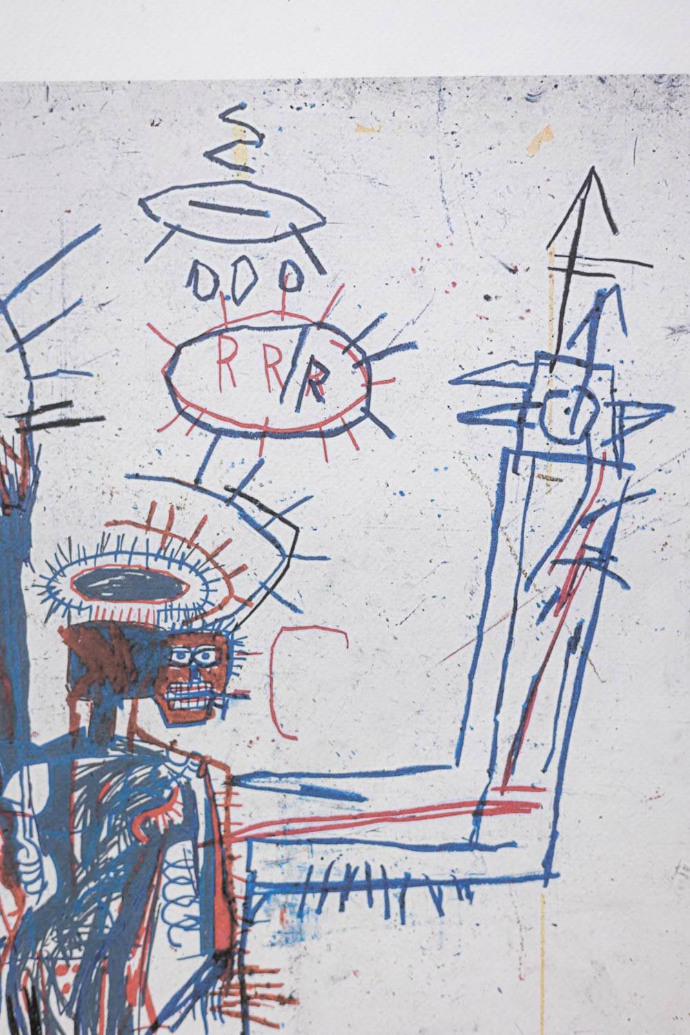 Jean-Michel Basquiat. Numbered color screenprint. 1990s.