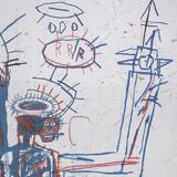 Jean-Michel Basquiat. Numbered color screenprint. 1990s.