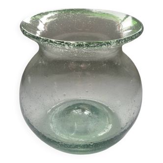 Blown Glass Ball Vase