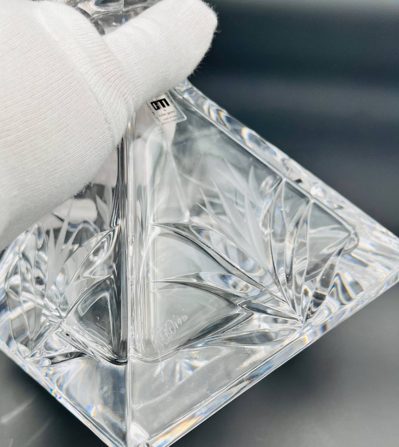 Crystal Carafe Mario CIONI & Orfèvrerie KRISA (3.2kg) – Signed