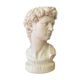 Buste tête de David en plâtre