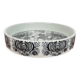 Danish Flora bowl mid-century by Bjørn Wiinblad for Nymolle, Denmark, 1960s.