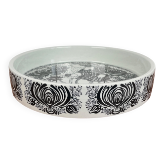 Danish Flora bowl mid-century by Bjørn Wiinblad for Nymolle, Denmark, 1960s.