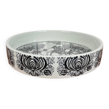 Danish Flora bowl mid-century by Bjørn Wiinblad for Nymolle, Denmark, 1960s.