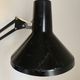 Lampe vintage 1970 d'architecte Twist noire bureau - 70 cm