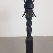 Brutalist Cast Iron Candleholder, Germany, 1960s