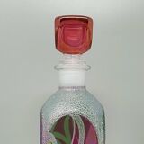 1970s Stunning Decanter or Decorative Bottle by Luigi Bormioli. Made in Ita