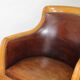 Pair of Art Deco visitor armchairs in Sycamore