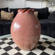Vase vintage en céramique artisanale