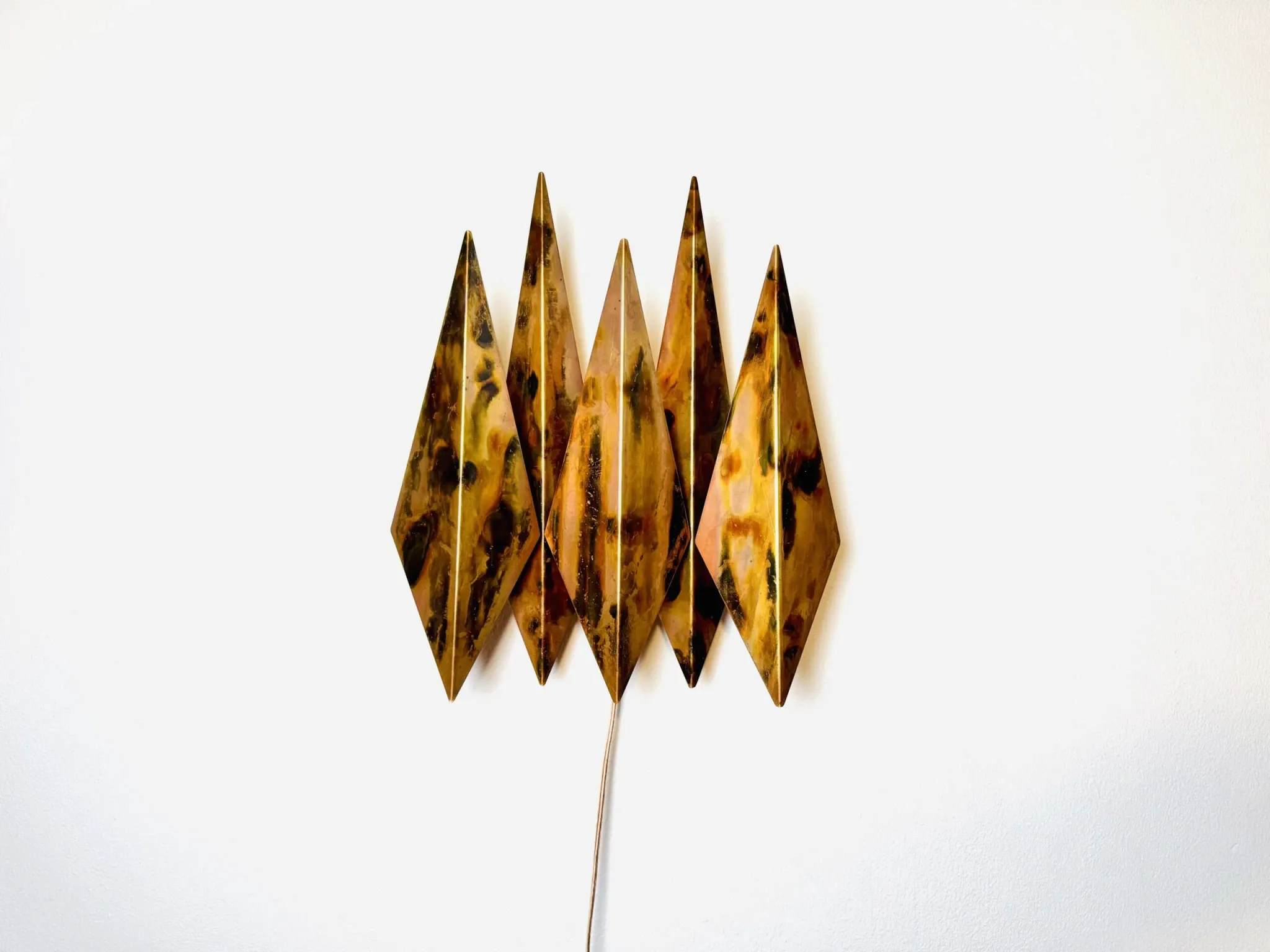 Model 5160 Brutalist Wall Light By Svend Aage Holm-Sørensen For Holm-Sørensen & Co, Denmark, 1960S