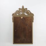 20th Century Napoleon III style mirror in wood with facet cut mirror, France