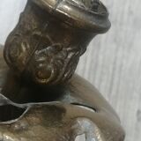 Pair of bronze wall lights, angels, cherubs, cherubs