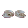 Cup duo with St. Amand saucer