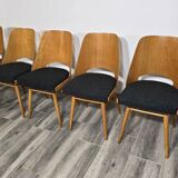 Dining Chairs by Radomir Hoffman for Ton, 1950s, Set of 8
