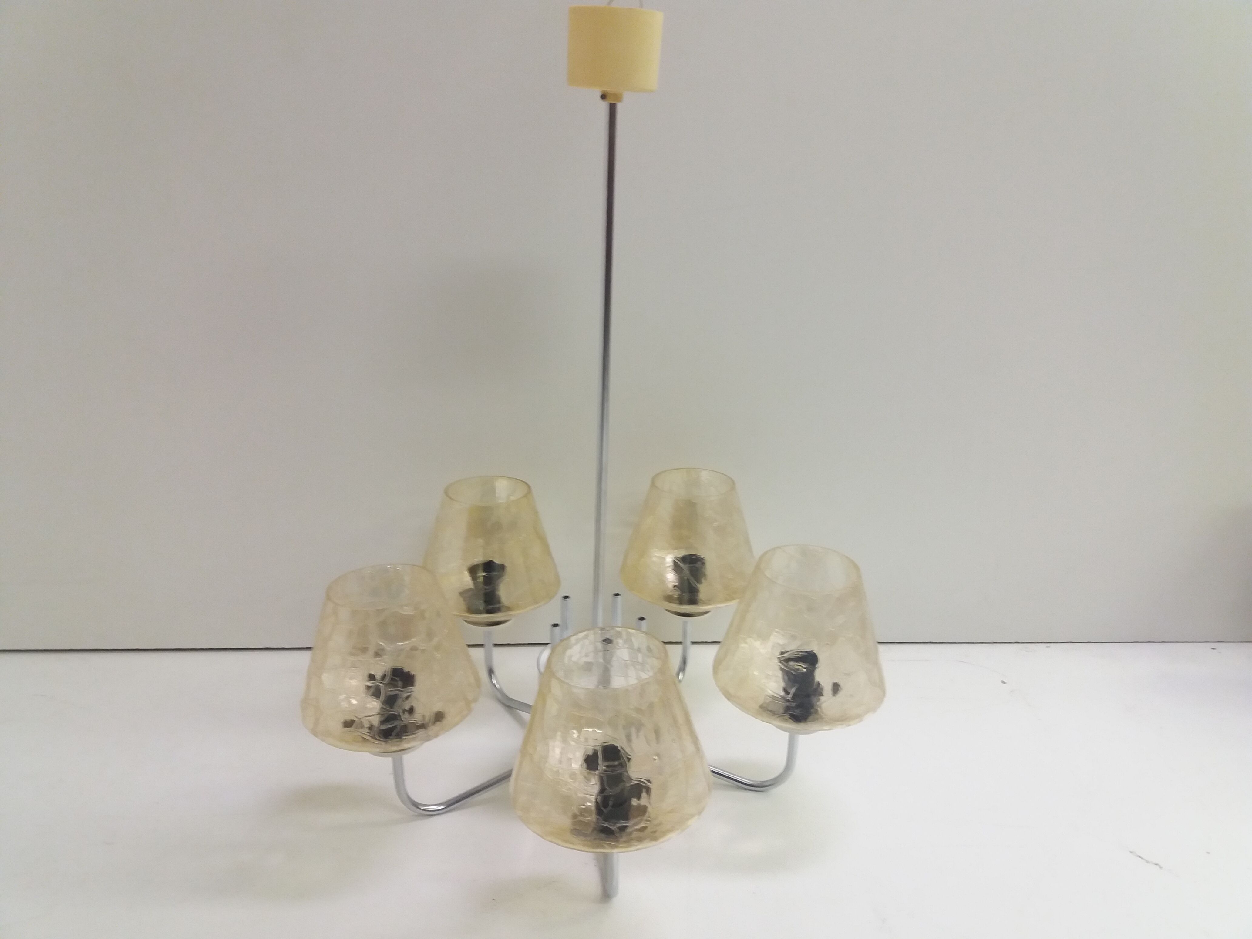 1965 Napako chandelier, Czechoslovakia