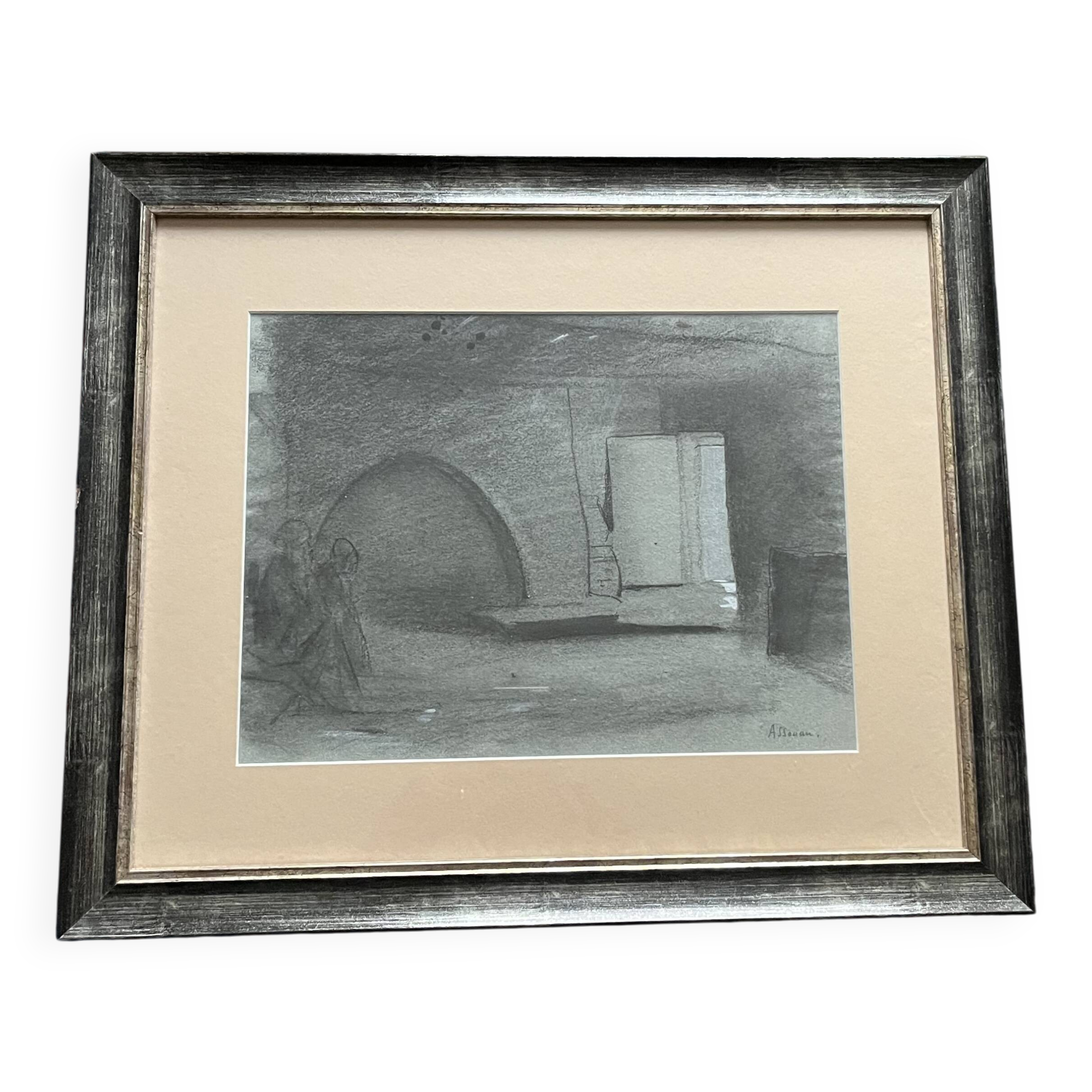 Drawing by the painter Assouan