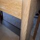 Rolling side table - Guillerme & Chambron - 1980s