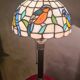 bronze and brass Art Nouveau floor lamp, very old, 60x27 lampshade