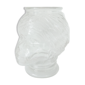 vase en verre tête Maure