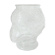 Vase en verre tête Maure
