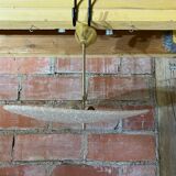 Antique perspex pendant light 60s vintage