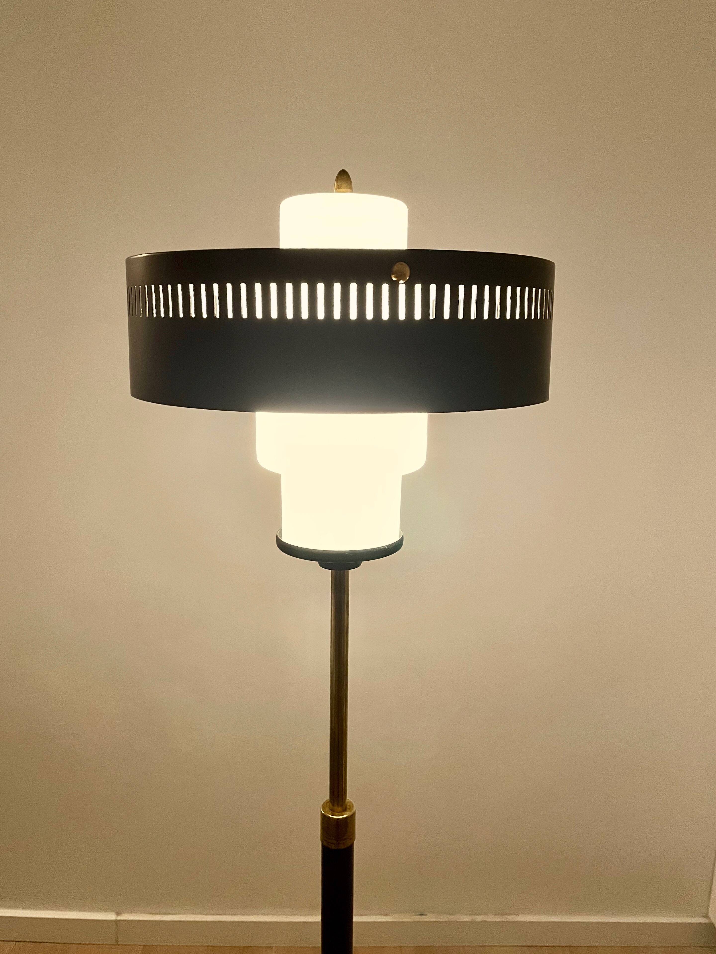 Floor lamp by Bruno Gatta for Stilnovo, Italy, 1960s.