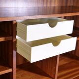 Teak secretary highboard from WK Möbel, 1960s