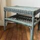 Table basse en rotin