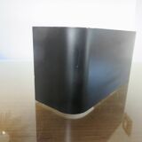 "SCE" strip wall light in black lacquered metal from the 80s