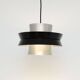 Lampe en argent dans le style de Trava par Carl Thore, années 1960.