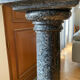 Granite column with pearly reflections