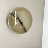 Abstract "cirrus" glass sconce wall light by peill & putzler, germany, 1980s