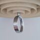 Brushed aluminum pendant light 1970