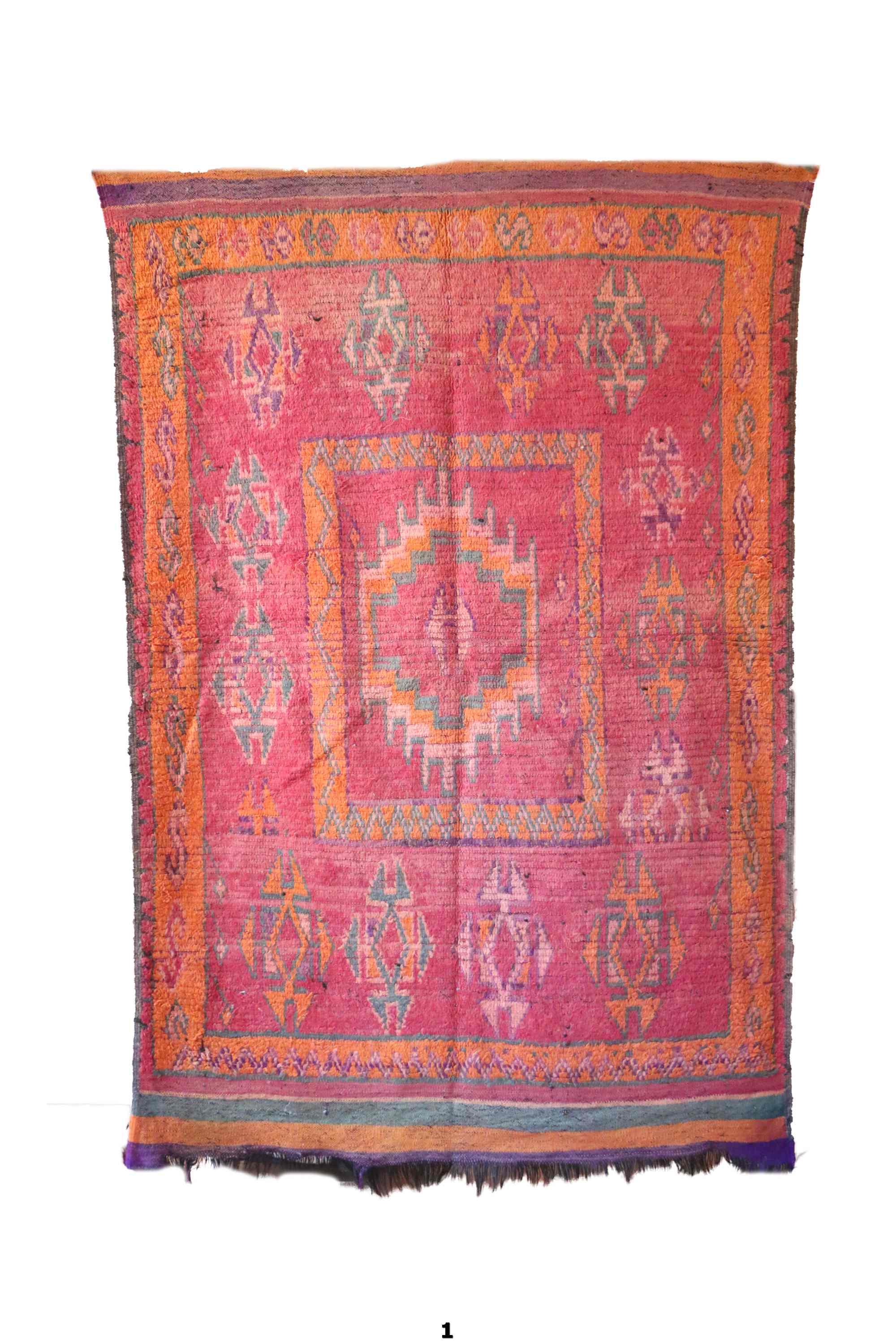Old moroccan carpet - 165 x 256 cm