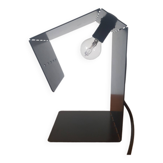 Folded sheet metal lamp