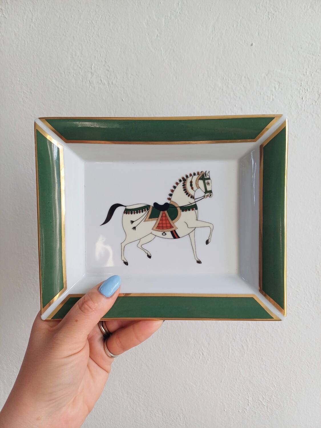 Philippe Deshoulières Limoges Ashtray / Trinket Dish – “Sophie d’E”