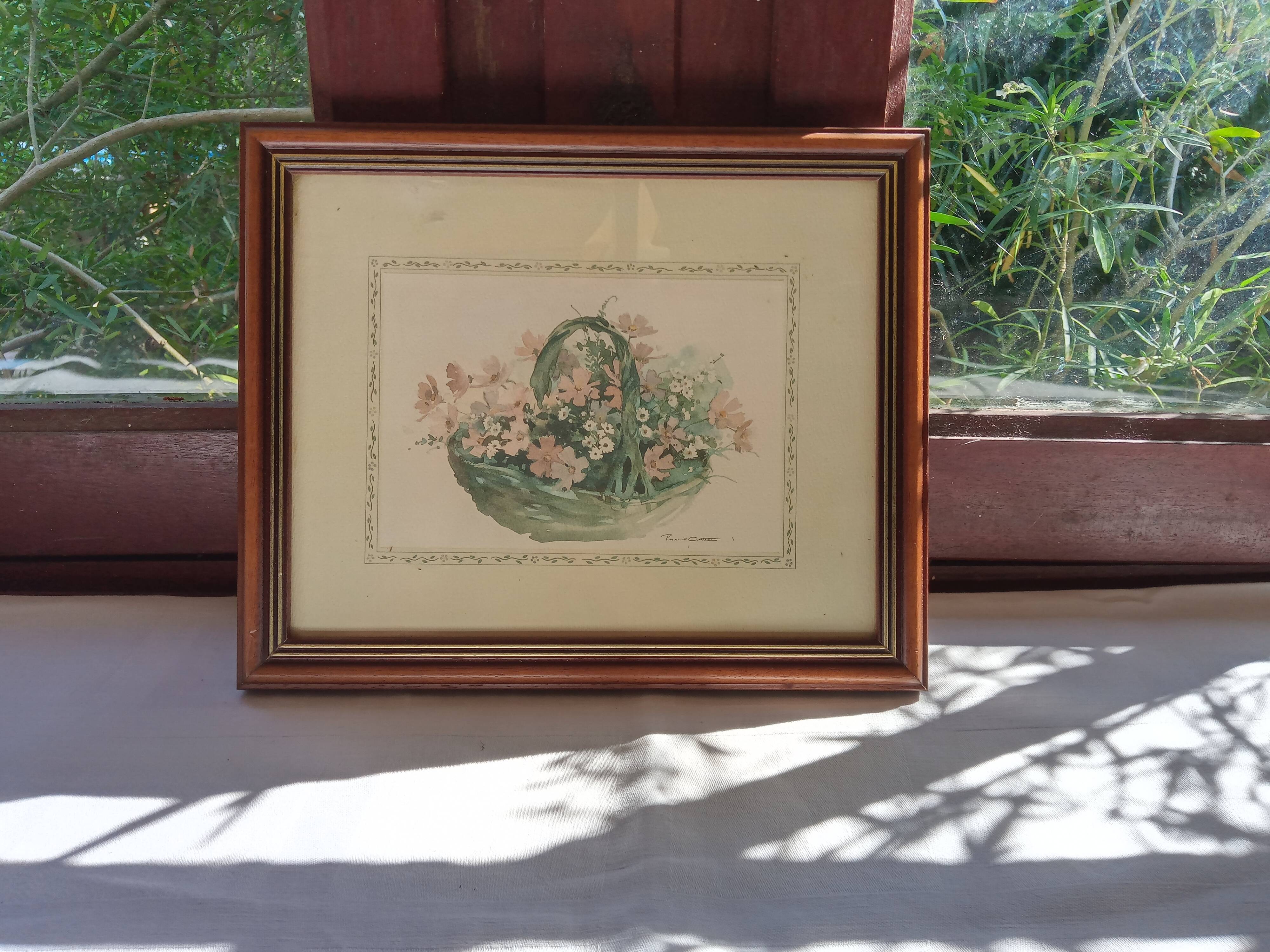 Country bouquet painting