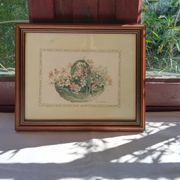 Country bouquet painting